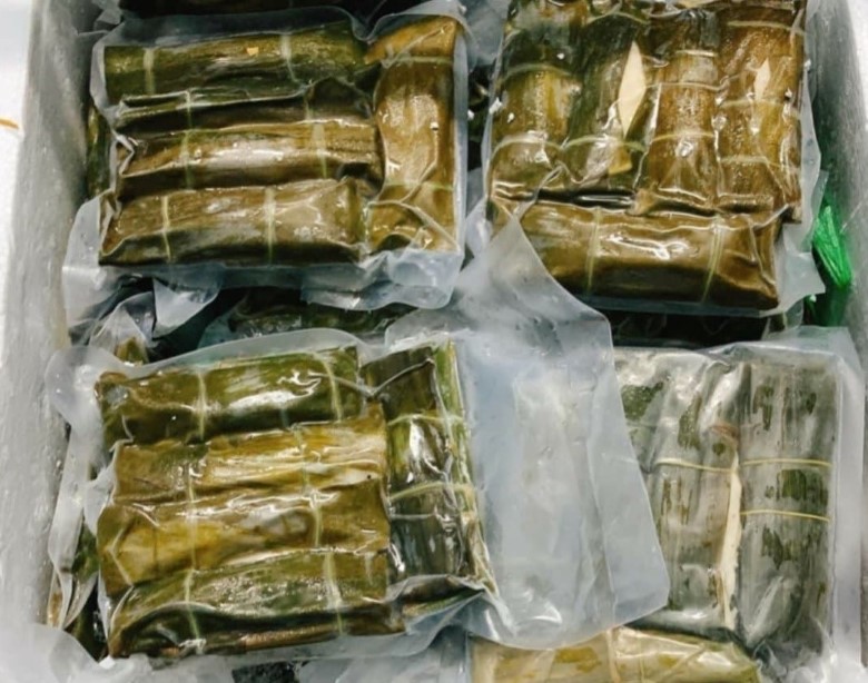 Chả tép hút chân không bảo quản lạnh Chả tép hút chân không bảo quản lạnh