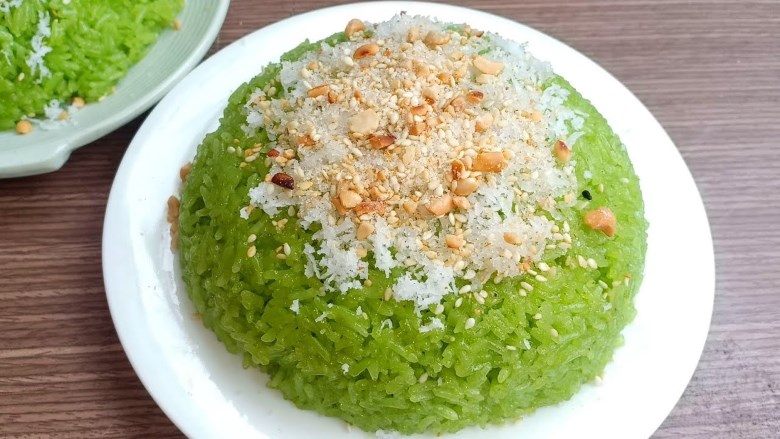 Xôi lá dứa cốt dừa Xôi lá dứa cốt dừa